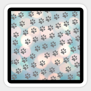 Paw Pattern Sticker